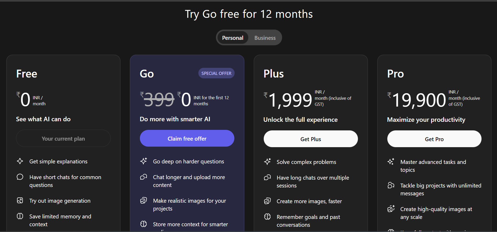 Cara Mendapatkan ChatGPT Go+ 12 Bulan Gratis, Cocok untuk Pencari Kerja & Profesional