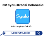 Lowongan Kerja CV Syalu Kreasi Indonesia Sukabumi