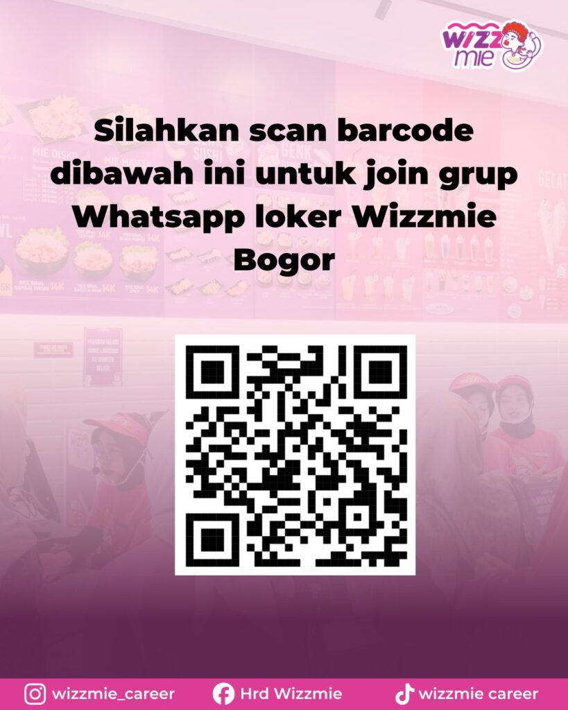 Lowongan Kerja Wizzmie Bogor Terbaru 2026 3 wizmie