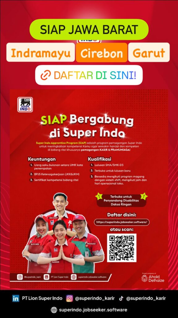 Lowongan Kerja PT Lion Super Indo Jawa Barat Terbaru 2026 3 Lowongan Kerja PT Lion Super Indo Jawa Barat Terbaru 2026