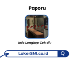 Lowongan Kerja Paporu Sukabumi Terbaru